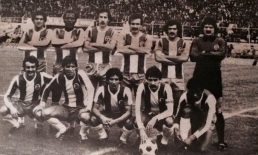 Oliveira, Gomes, Otávio, Rodolfo, "Duda", 1º plano; Ademir, Freitas, Simões, Murça, Gabriel, Fonseca, em pé